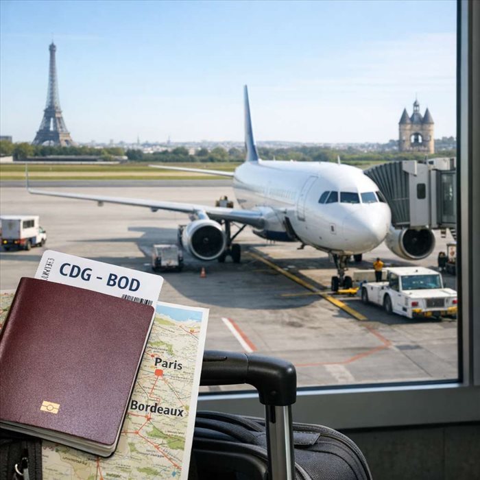 Paris-Bordeaux en avion : guide complet pour bien préparer votre trajet