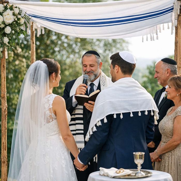 Cérémonie de mariage juive : déroulement, rites et traditions