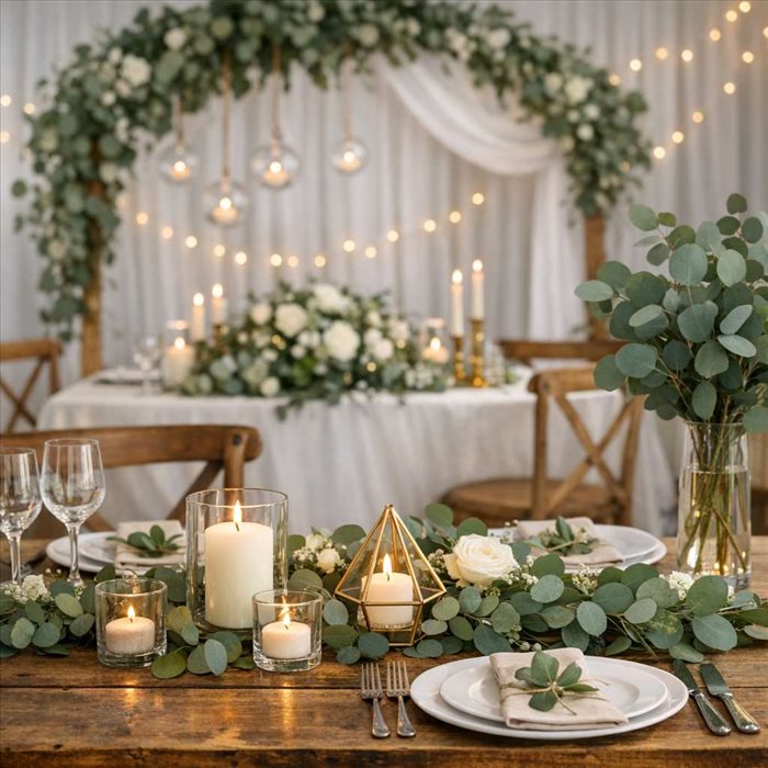 Décoration de mariage eucalyptus : idées élégantes et tendance