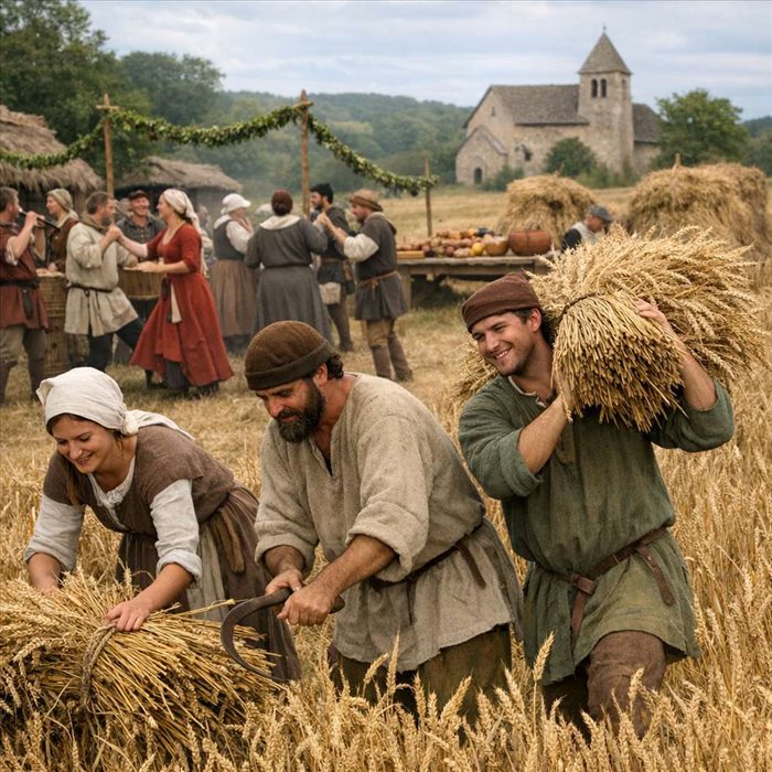 Histoire de la fête des moissons au Moyen Âge | Origines et rôle