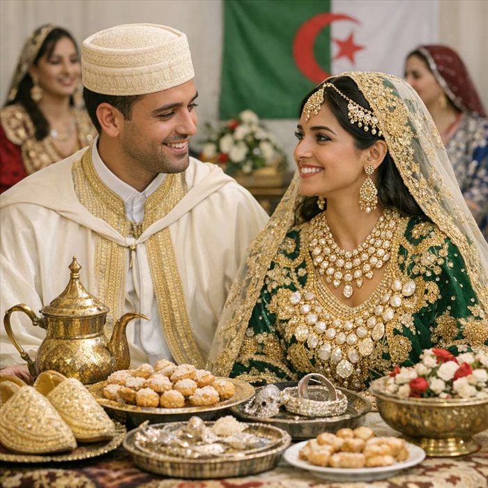 Mariage traditionnel algérien : déroulement, rituels et traditions