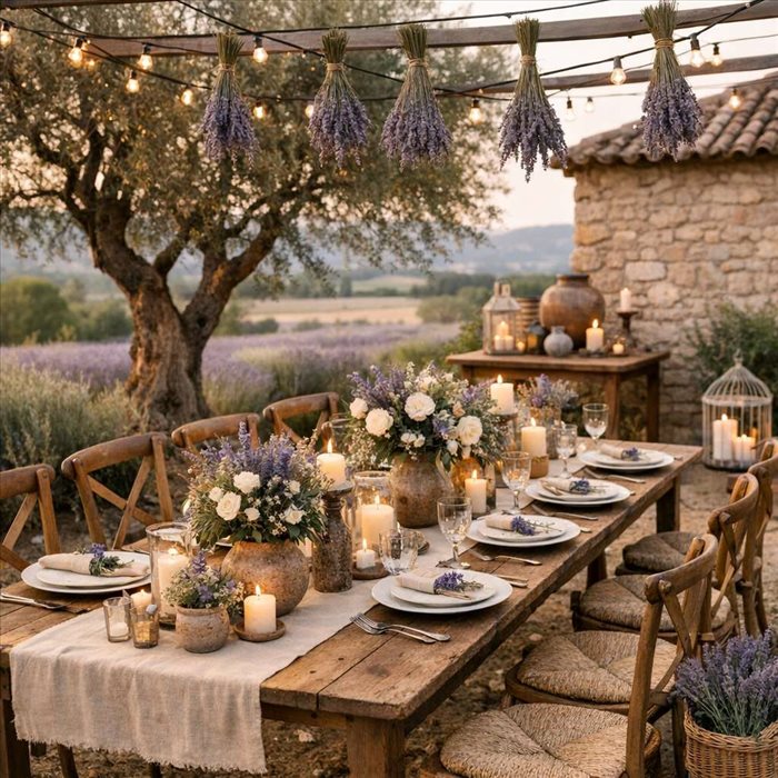 Décoration de mariage provençale : idées et conseils