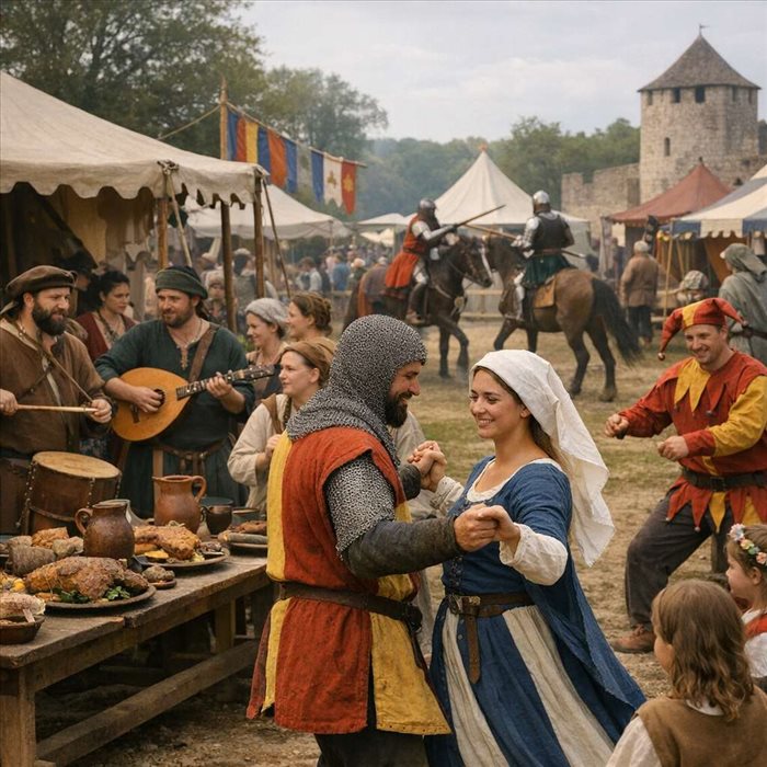 Fêtes médiévales en France : calendrier, banquets et traditions