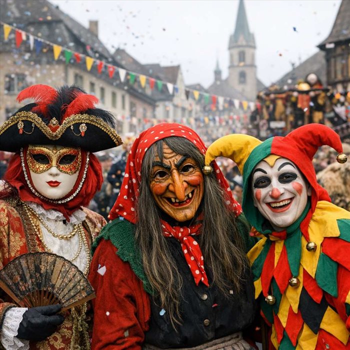 Origine des carnavals européens : histoire et traditions