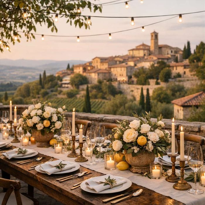 Décoration mariage italien : 10 idées élégantes et inspirantes
