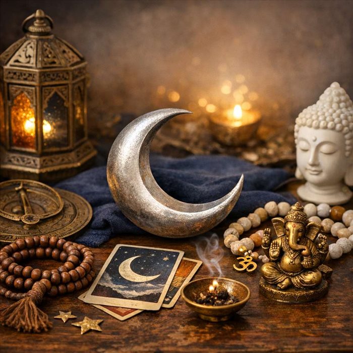 Croissant de lune : symboles, traditions et significations