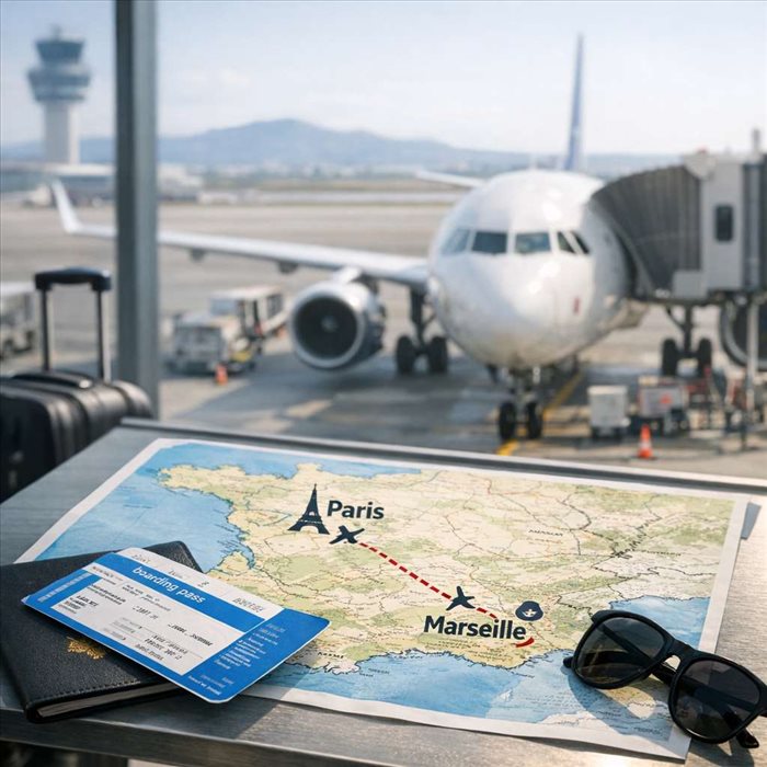 Comment faire Paris-Marseille en avion ? Guide complet