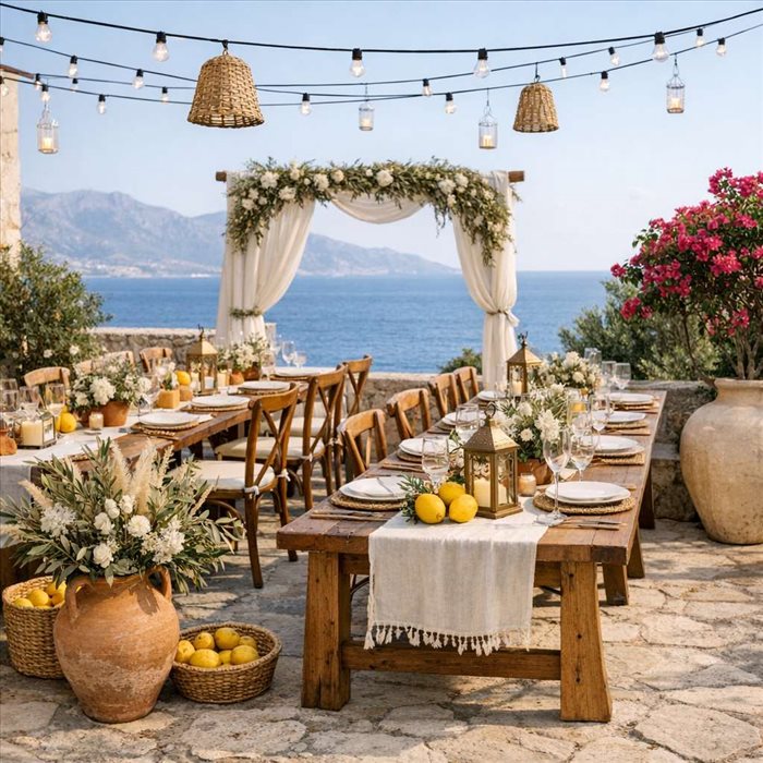 Décoration de mariage méditerranéenne : idées et conseils